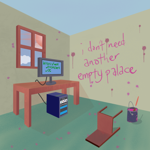 Artwork for "Writing on a wall". Click for full-resolution version.
